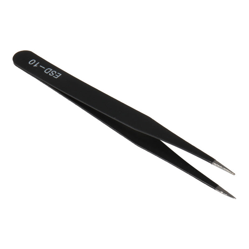 Stainless Steel Tweezers Set Repair Tools Nail-art Drill Stickers Eyelash Curler