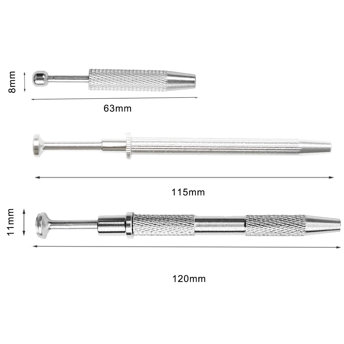 4-prong IC/BGA Chip Extractor Tool Adjustable Jaws with Anti-Slip Grip for Electronics, Jewelry & Nail Art